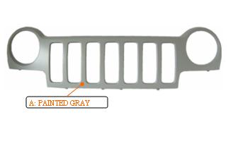 LIBERTY 02-04 Grille Black Without Grille INSERT