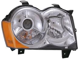 GD CHEROKEE 08-10 Left Headlight Assembly HID Without HID KIT