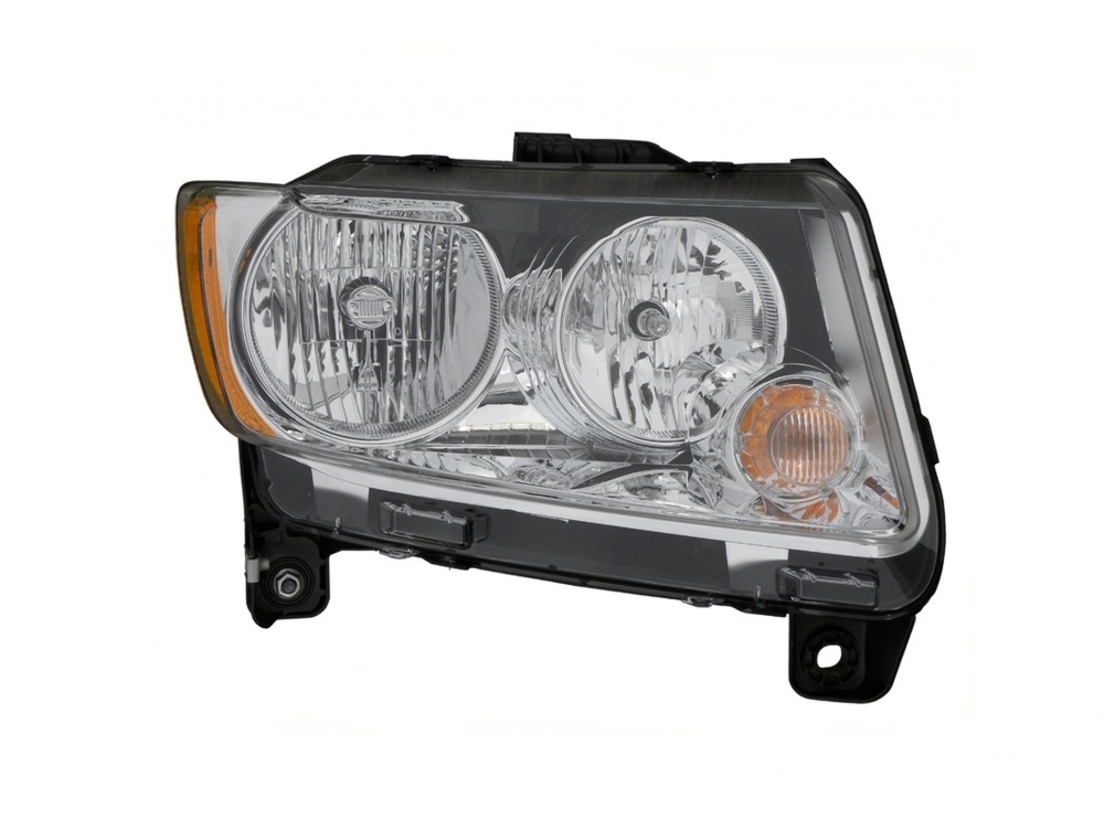 COMPASS 11-13 Right Headlight Assembly Without Black TRIM NSF