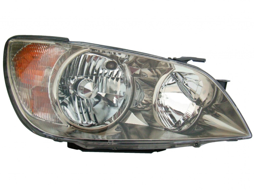 IS300 01-04 Right Headlight Assembly HID Without SPORT Package Chrome
