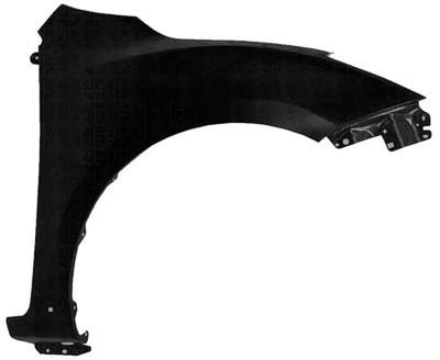 MAZDA 3 12-13 Right FENDER HB With Molding Without S LAMP