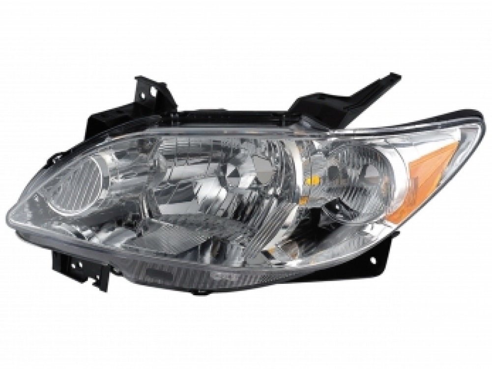 MPV 04-06 Right Headlight Assembly Black With ROCKER Molding