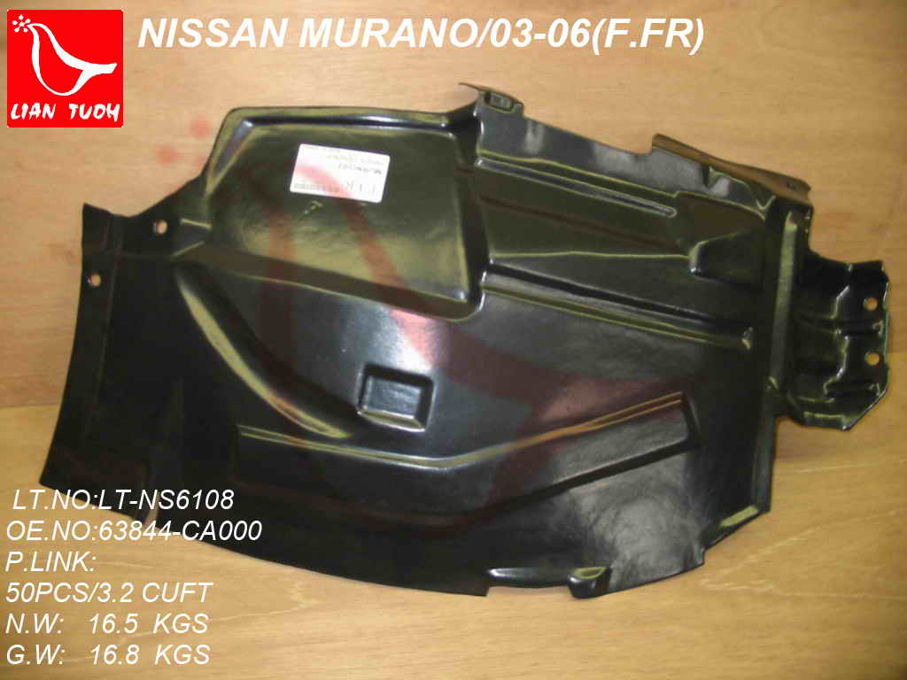 MURANO 03-07 Right Front SECTION FENDER LINER