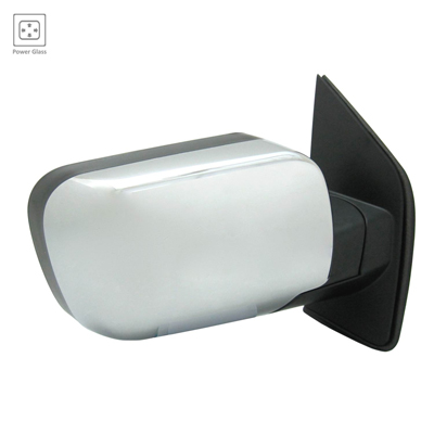 TITAN 04-15 Right Mirror Power Without TOWING SV Chrome CAP