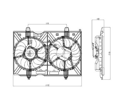 ROGUE 08-13 COOLING FAN Assembly