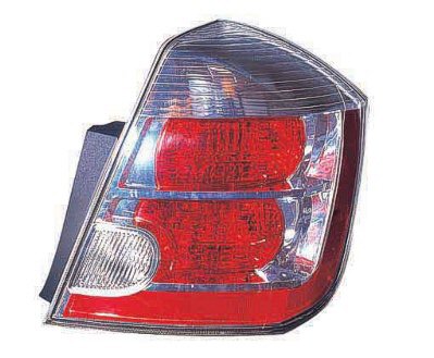 SENTRA 07-09 Right TAIL LAMP Assembly 2 0LT With Chrome HO
