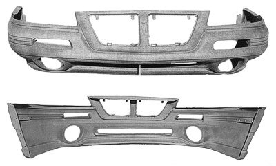 GRAND AM 92-95 Front Cover (SE) With FOG HOLE