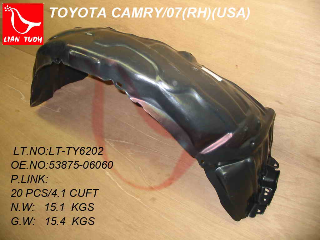 CAMRY 07-11 Right Front FENDER LINER