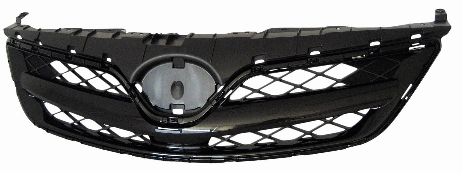 COROLLA 11-13 UPPER Grille Black Without Chrome Molding
