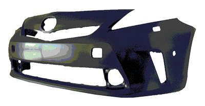 FRONT BUMPER COVER FOR 2012 2014 TOYOTA PRIUS V TO1000390