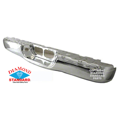 TUNDRA 00-06 Rear Bumper FACE Chrome With Standard BED