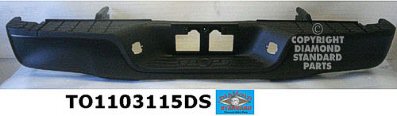TUNDRA 07-13 Rear Bumper Assembly Black Without Sensor Hole O