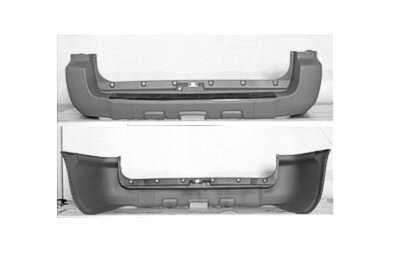 4RUNNER 06-09 Rear Cover With TRAILER HITCH Prime