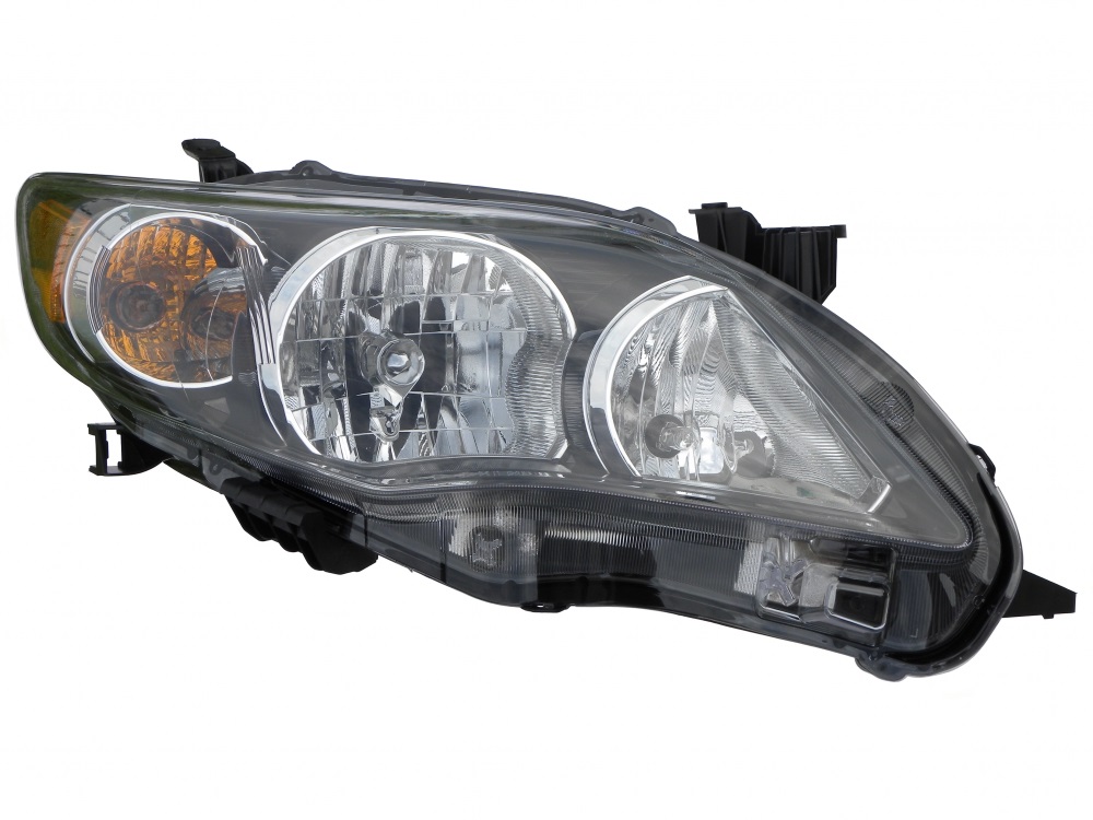 COROLLA 11-13 Right Headlight Assembly S/XRS With Black INSIDE