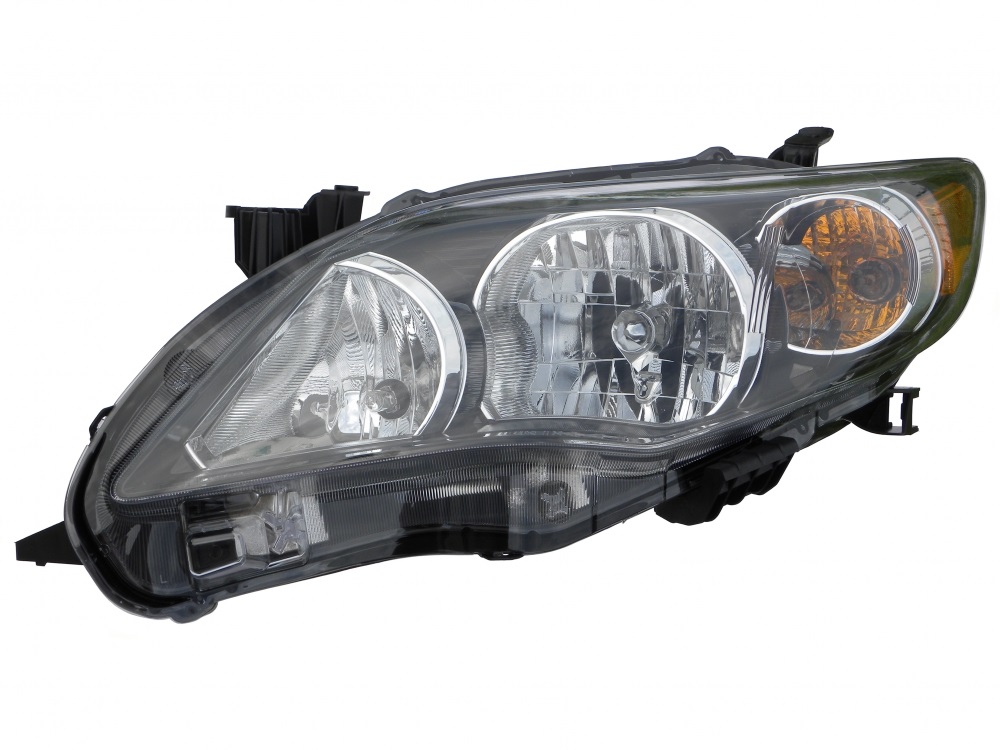 COROLLA 11-13 Left Headlight Assembly S/XRS With Black INSIDE