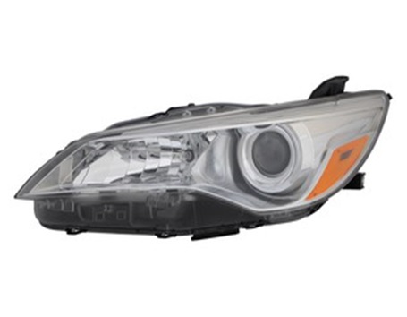 CAMRY 15-17 Left Headlight Assembly Without LED LE/XLE With Chrome