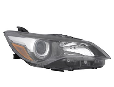 CAMRY 15-17 Right Headlight Assembly HALOGEN SE/XSE With Black