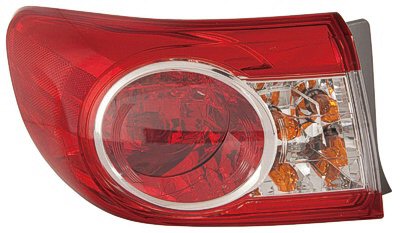 COROLLA 11-13 Left TAIL LAMP Assembly ON BODY CAPA