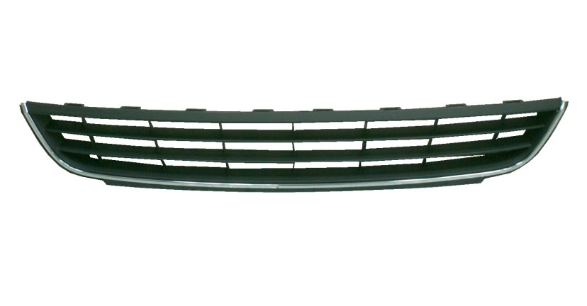 JETTA 11-14 Front LOWER Bumper Grille Assembly Chrome/Black