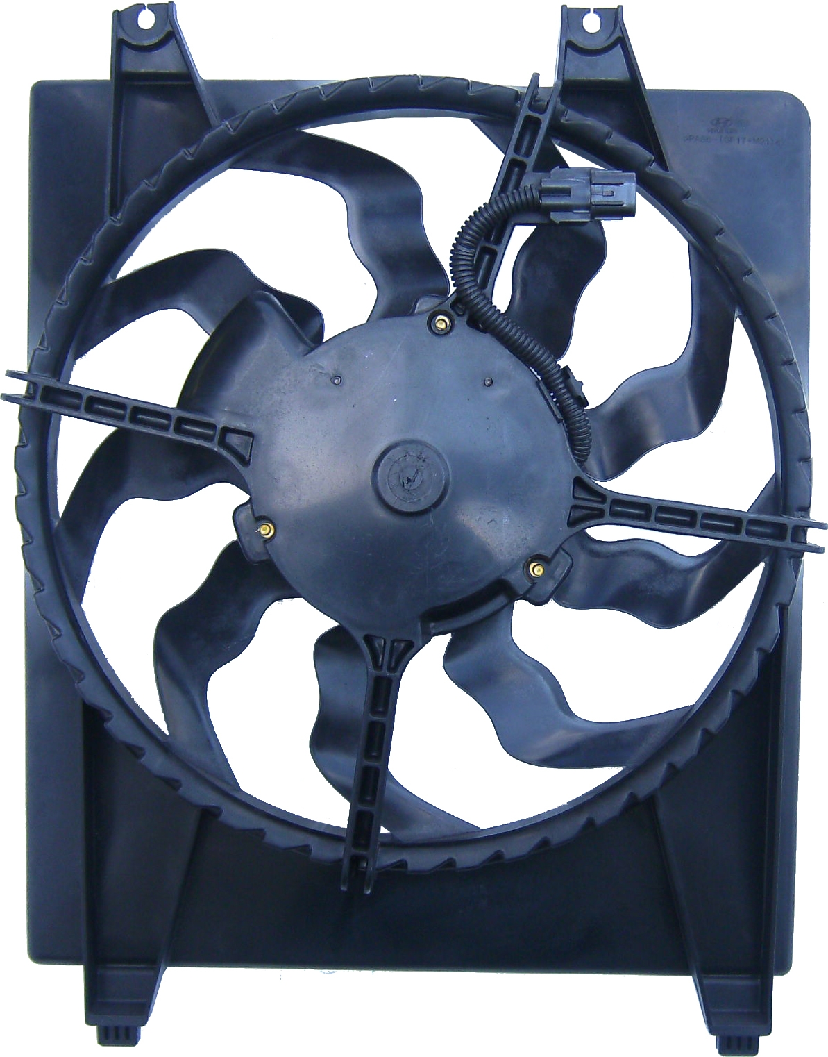 SANTA FE 07-09 COND FAN Assembly (With 2 7LT)Without TOW