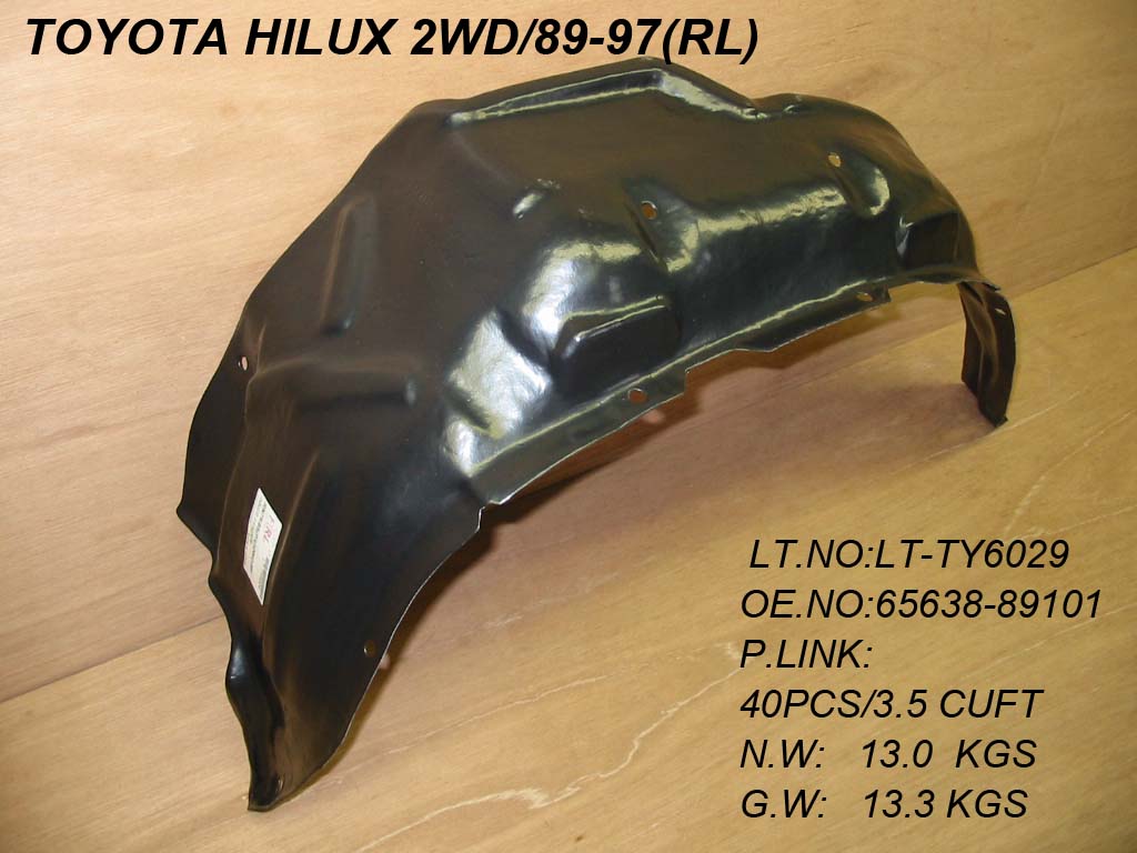 TOYOTA PU 89-95 Left INNER FENDER (METAL)