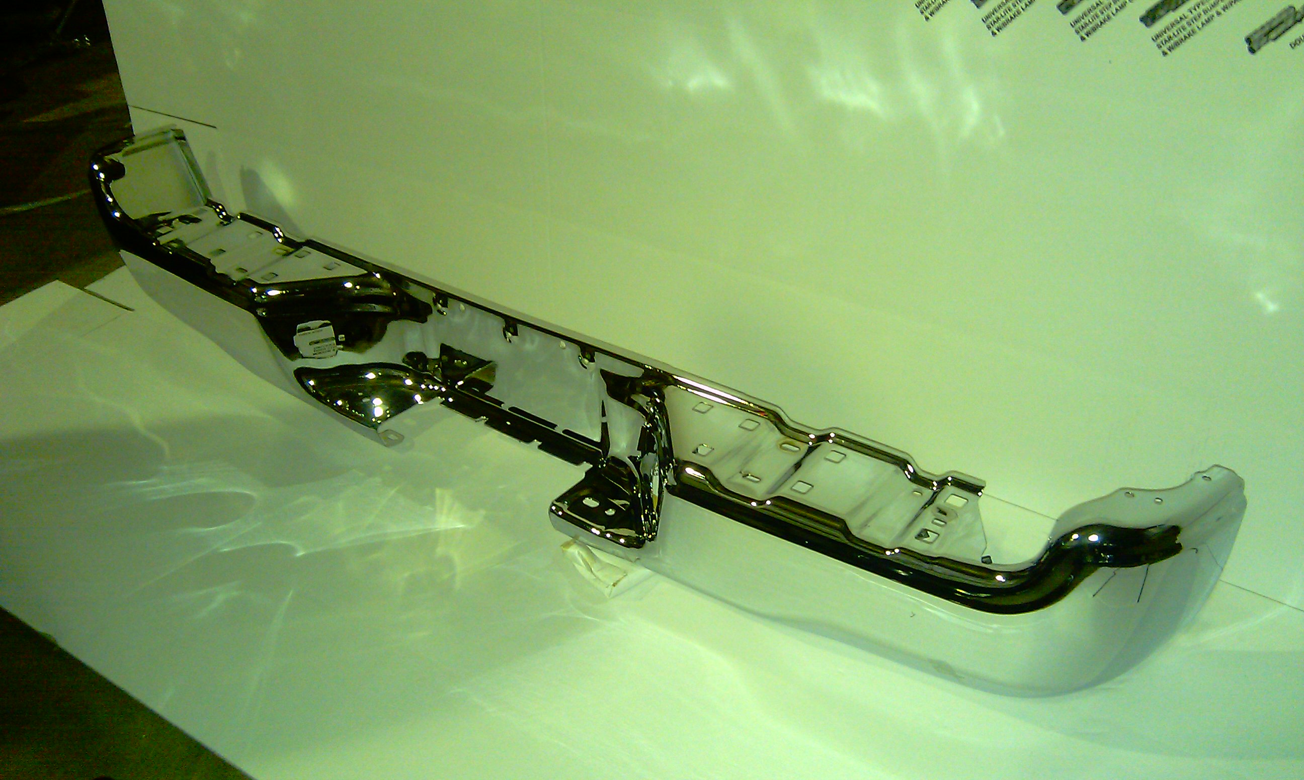 TACOMA 05-15 Rear Bumper FACE BAR Chrome