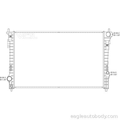 MKX 07-15 RADIATOR*=R4305 R4304