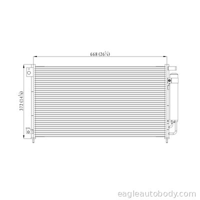 ACCORD 03-07 AC CONDENSER*CPE*ALL*=SDN JAPAN AC7809