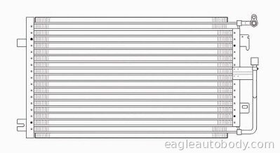 CAVALIER 95-05 AC CONDENSER*4CYL*=AC2616 AC00704