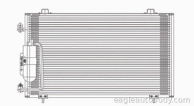 VIBE 03-08 AC CONDENSER*(W/DRIER) AC2907