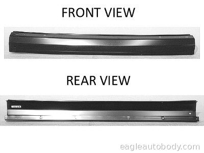 CHEROKEE 97-01 RR.BUMPER CENTER*(BLK) 04426-1