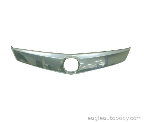 TSX 09-10 UPPER GRILLE MOLDG*SMOKE CHROME 08048-5