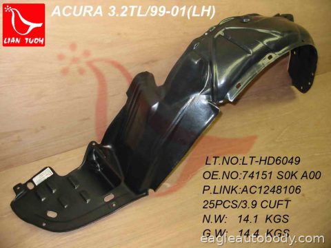 TL 99-00 LT FENDER LINER*3.2TL*=08018-4L 08018-2L