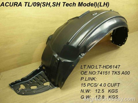 TL 09-11 LT FT FENDER LINER*SH|SH TECH AC1248126