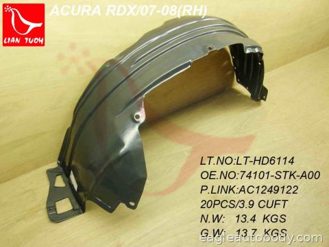 RDX 07-12 RT.FT.FENDER LINER 08018*R