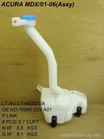MDX 01-06 WASHER TANK ASSY*TANK ONLY; W/O PUM AC1288108