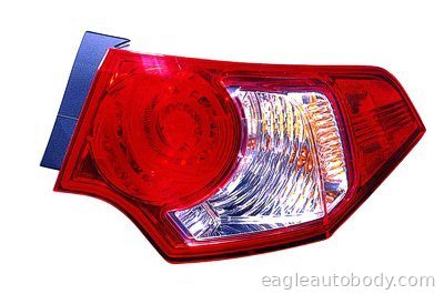 TSX 09-10 LT TAIL LAMP ASSY*SDN*CLEAR LENS P8036.56