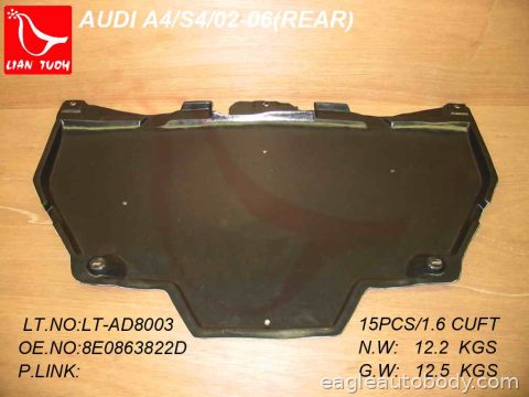 A4 02-08 LOWER ENGINE COVER*SDN/WAGON; RR; AU1228101
