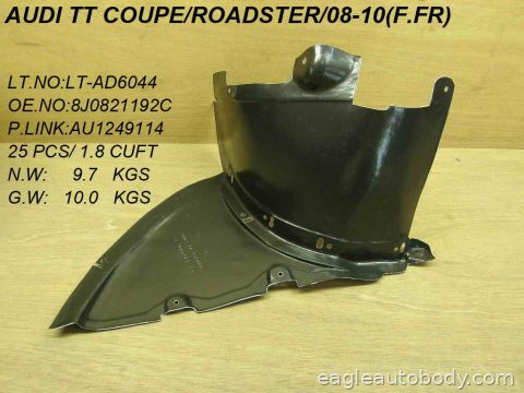 TT QUATTRO 08-15 RT FT FENDER LINER*FT AU1249114