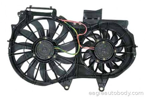 A4 02-08 COOLING FAN ASSY*1.8/2.0LT*DUAL FAN A4-622540