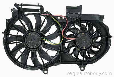 A4 02-05 RADIATOR COOLING FAN ASSY*3.0L; DUAL AU3115108