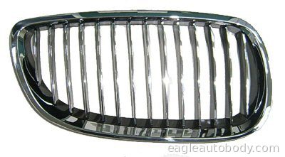 3SERS 07-10 RT GRILLE*CPE*BLK*W/O CHR BEZEL=M 12548-9