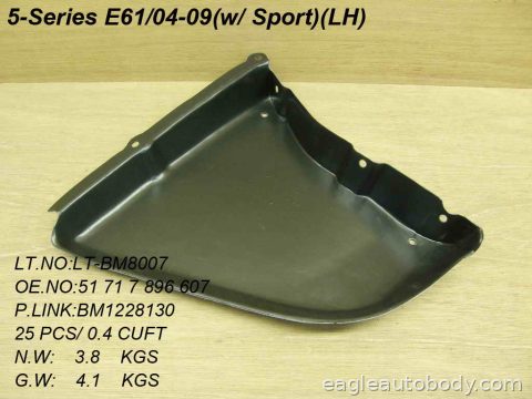 525I 04-07 LOWER ENGINE COVER*W/M PKG; LH BM1228130