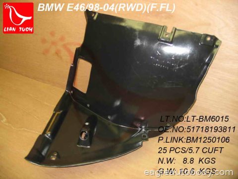 323I 99-06 LT FT FENDER LINER*FENDER LINER; 4 BM1250106