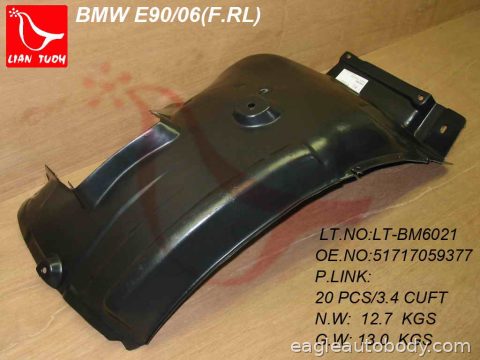 3SERS 06-11 LT.FT.RR SECTION FENDER LINER*S/W 12510*H