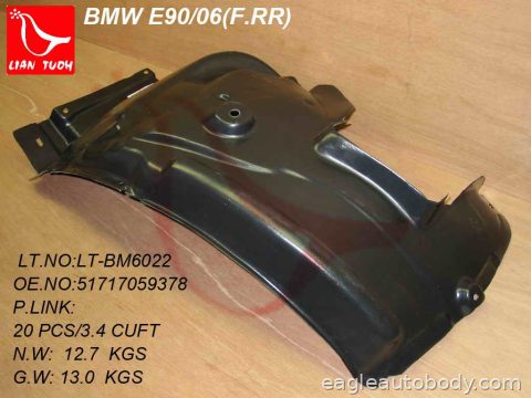 3SERS 06-11 RT.FT.RR SECTION FENDER LINER*S/W 12510*G