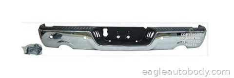 DG.PU 09-18 RR.BUMP.ASSY*CHR*W/SENS*W/DUAL EX DGPU-404806