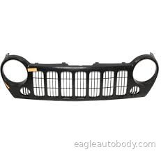 LIBERTY 05-07 GRILLE*W/O FOG*BLK*W/BLK INSERT 04447.11