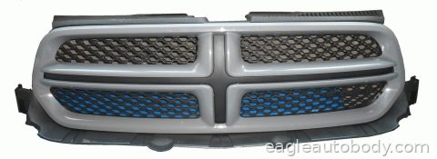 DURANGO 11-13 GRILLE*DK GRAY*W/GRAY MOLDG*PTM 06449-5
