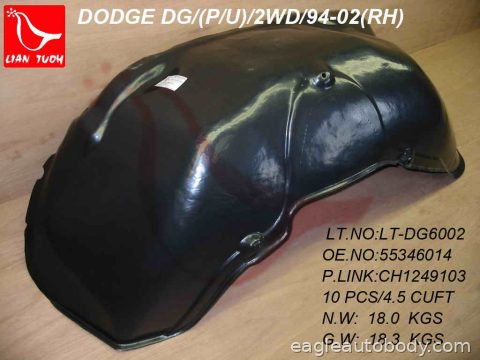 DG.P/U 94-01 RT FENDER LINER SKIRT*PLASTIC 05706R